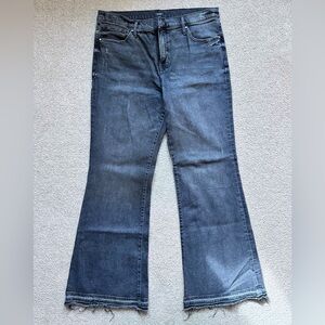 Express Black 70s Flare Jeans